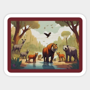 Wild Animals Sticker